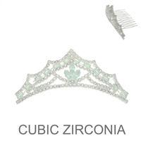 CZ CROWN COMB TIARA